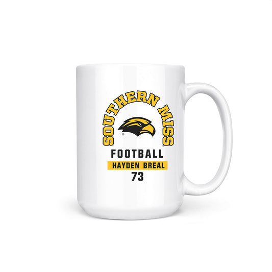 Southern Miss - NCAA Football : Hayden Breal - Coffee Mug-0