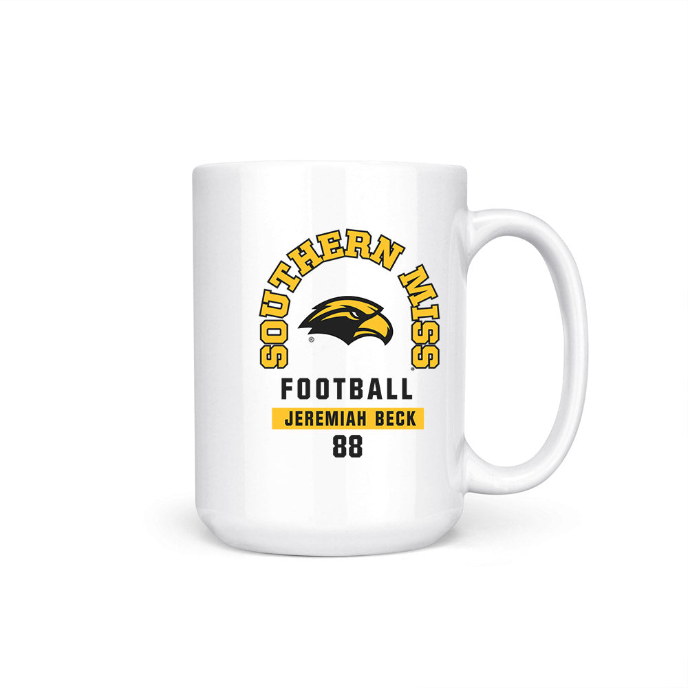 Southern Miss - NCAA Football : Jeremiah Beck - Coffee Mug-0