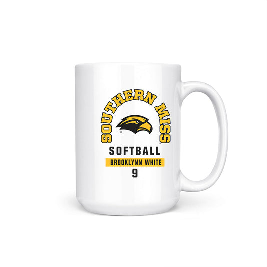 Southern Miss - NCAA Softball : BrookLynn White - Coffee Mug-0
