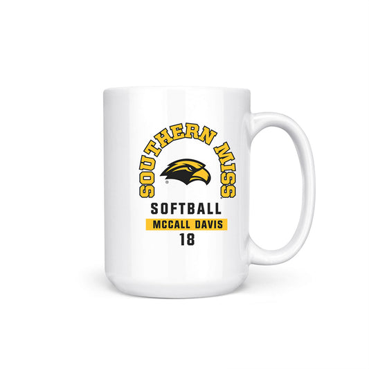 Southern Miss - NCAA Softball : McCall Davis - Coffee Mug-0
