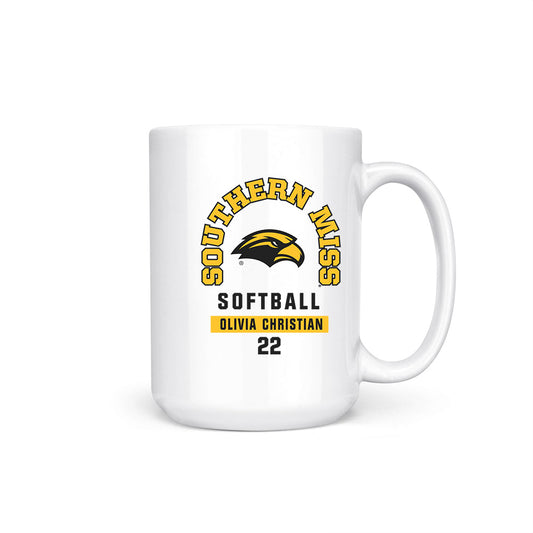 Southern Miss - NCAA Softball : Olivia Christian - Coffee Mug-0