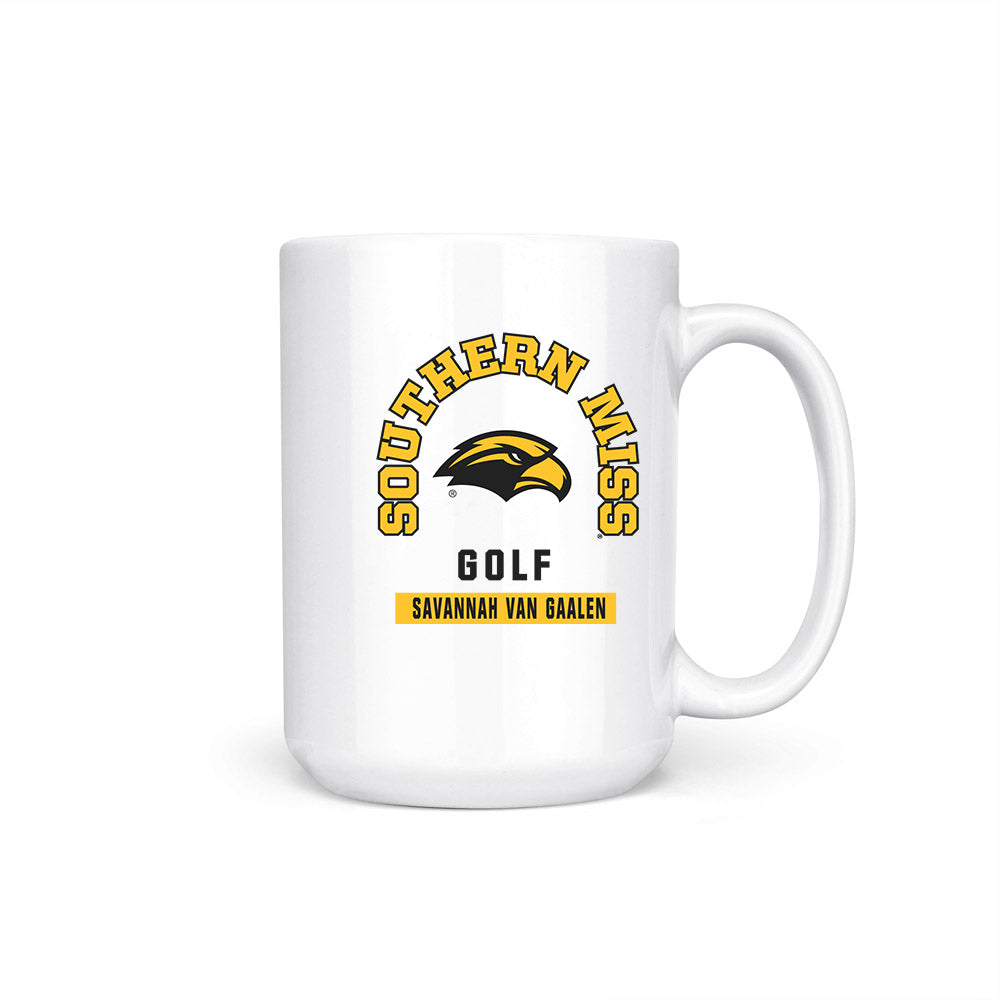 Southern Miss - NCAA Women's Golf : Savannah Van Gaalen - Coffee Mug-0
