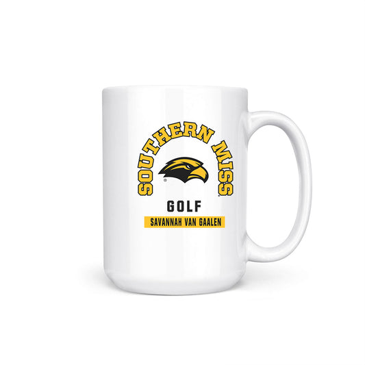 Southern Miss - NCAA Women's Golf : Savannah Van Gaalen - Coffee Mug-0