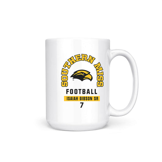Southern Miss - NCAA Football : Isaiah Gibson Sr - Coffee Mug-0