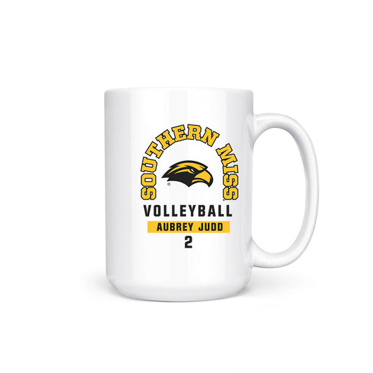 Southern Miss - NCAA Women's Volleyball : Aubrey Judd - Coffee Mug-0