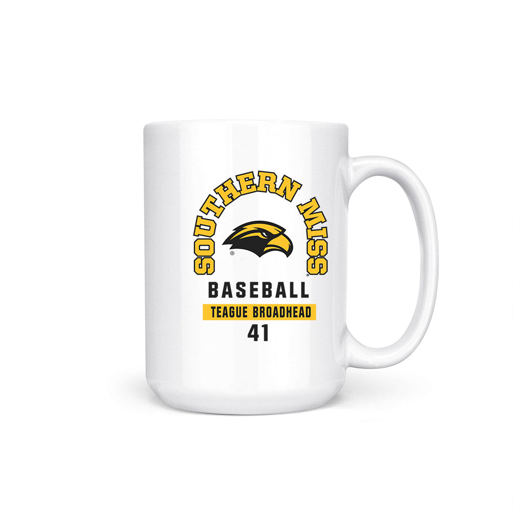 Southern Miss - NCAA Baseball : Teague Broadhead - Coffee Mug-0