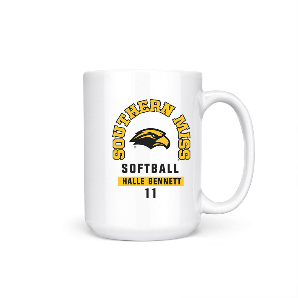 Southern Miss - NCAA Softball : Halle Bennett - Coffee Mug-0