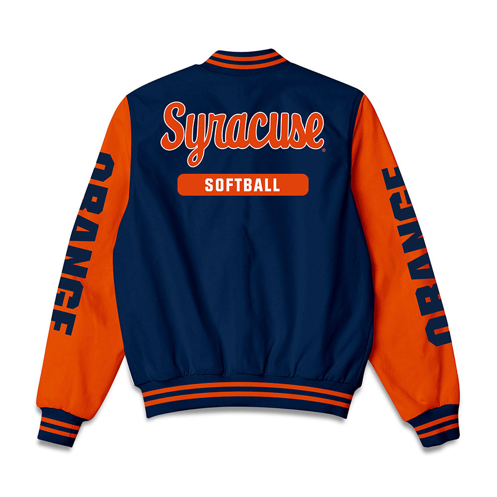 Syracuse - NCAA Softball : Peyton Schemmer - Bomber Jacket-1