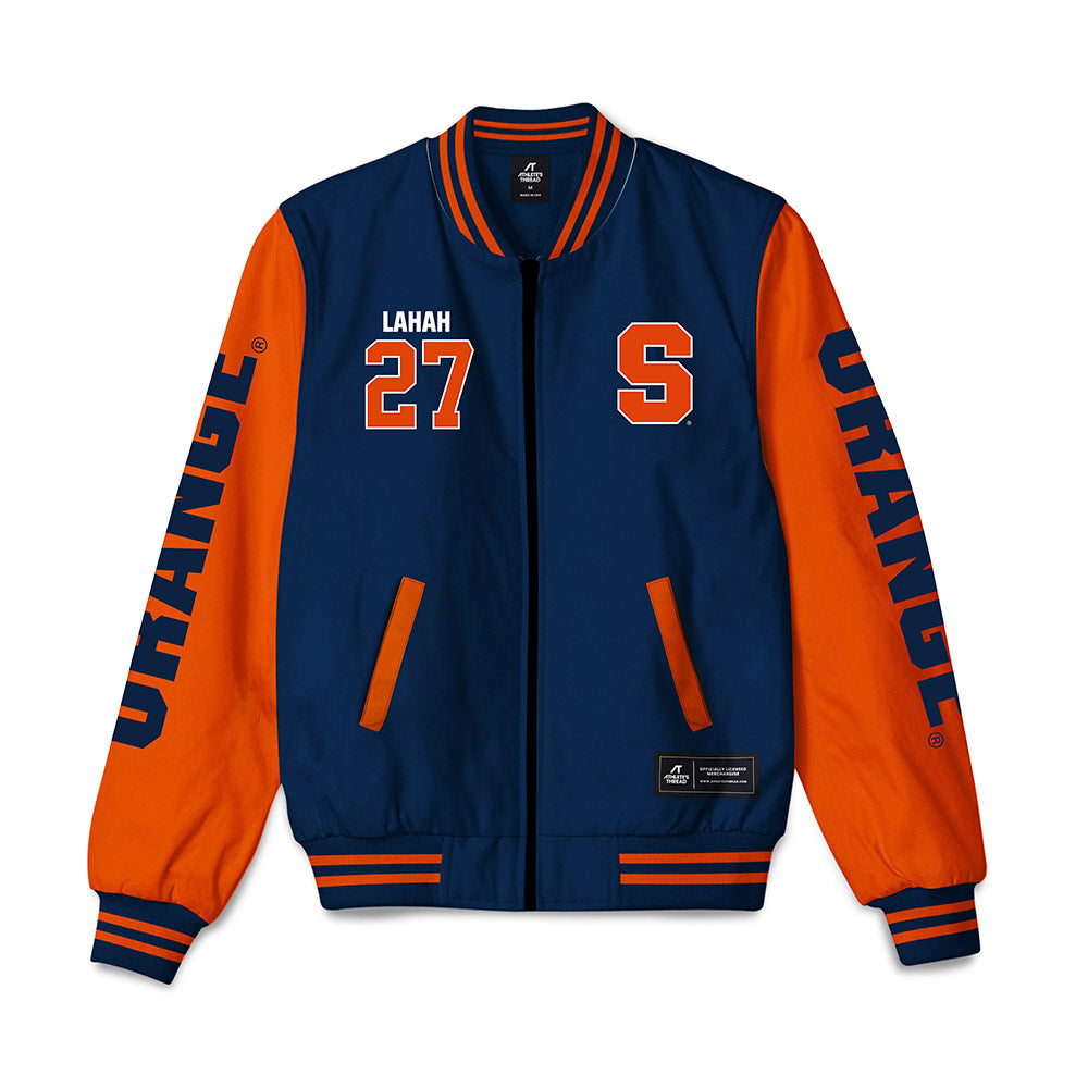 Syracuse - NCAA Women's Lacrosse : Isabel Lahah - Bomber Jacket-0