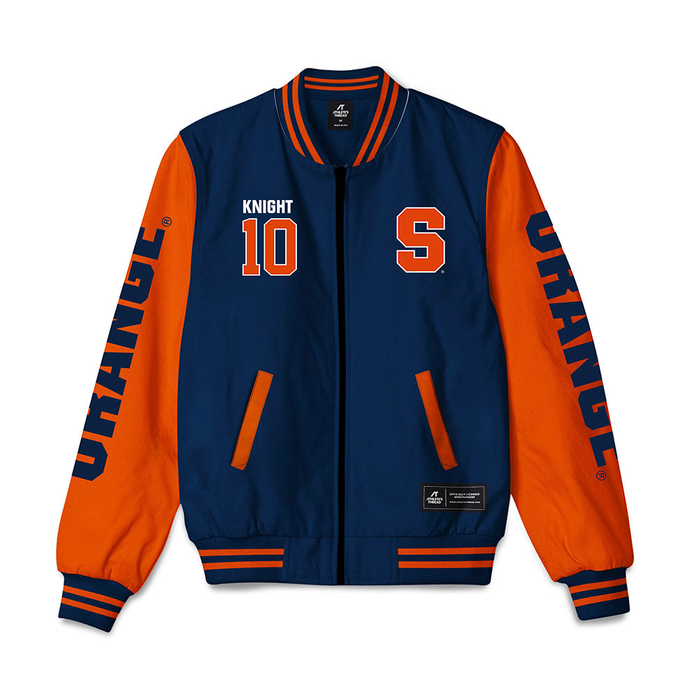 Syracuse - NCAA Softball : Mackenzie Knight - Bomber Jacket-0