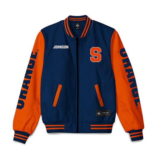 Syracuse - NCAA Football : Jujuan Johnson - Bomber Jacket-0