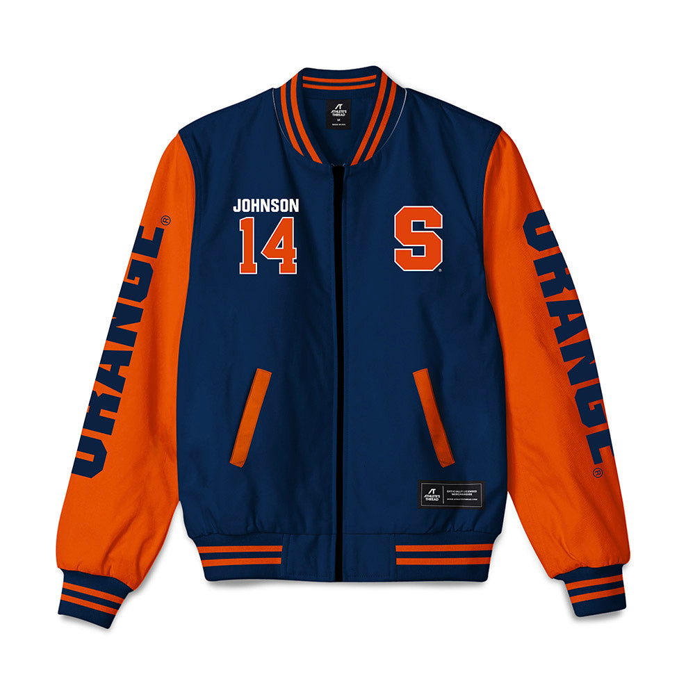 Syracuse - NCAA Football : Darius Johnson - Bomber Jacket-0