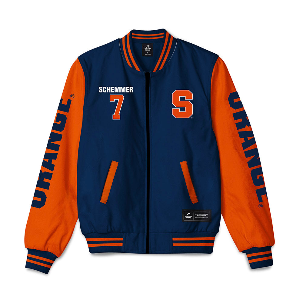 Syracuse - NCAA Softball : Peyton Schemmer - Bomber Jacket-0