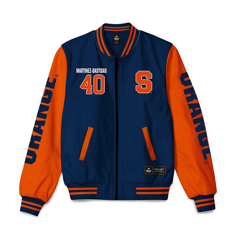 Syracuse - NCAA Men's Soccer : Juan Martinez-Bastidas - Bomber Jacket-0