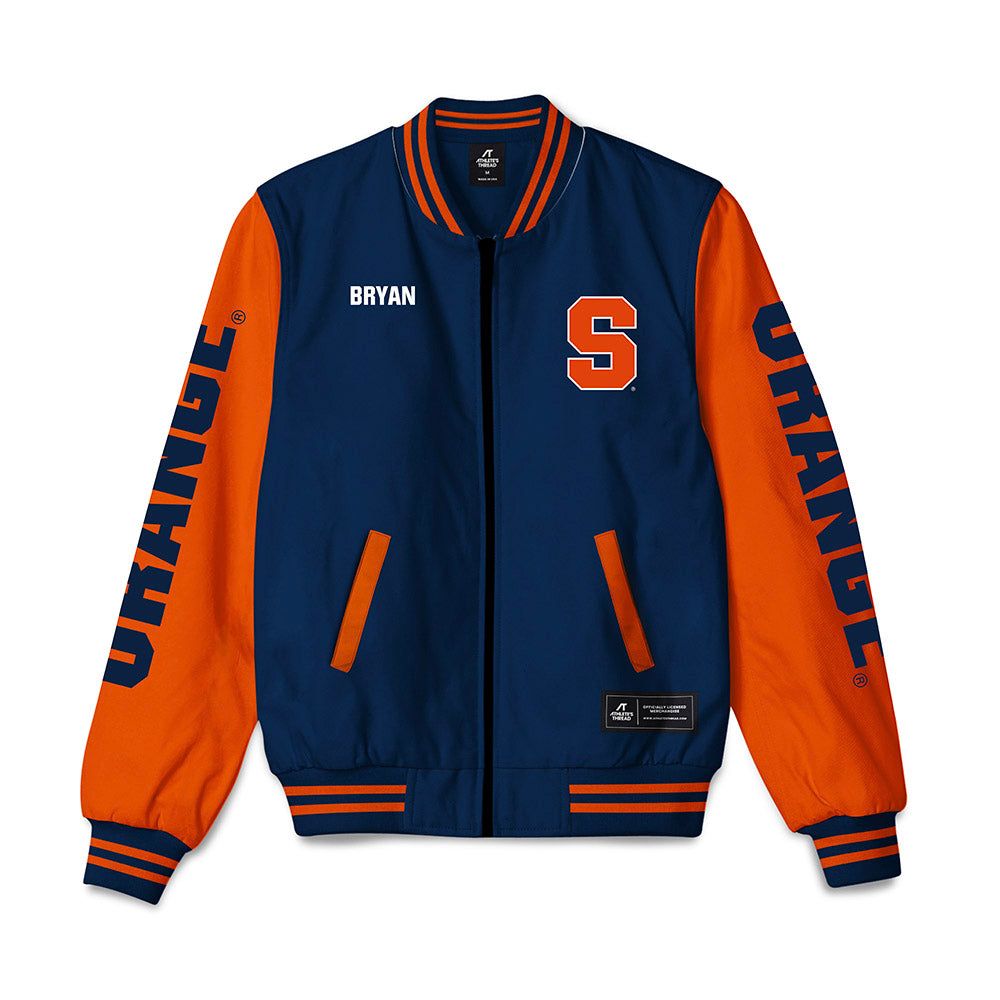 Syracuse - NCAA Men's Rowing : Nicholas Bryan - Bomber Jacket-0