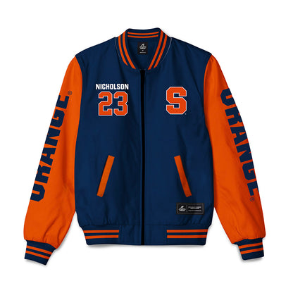 Syracuse - NCAA Women's Volleyball : Abigail Nicholson - Bomber Jacket-0