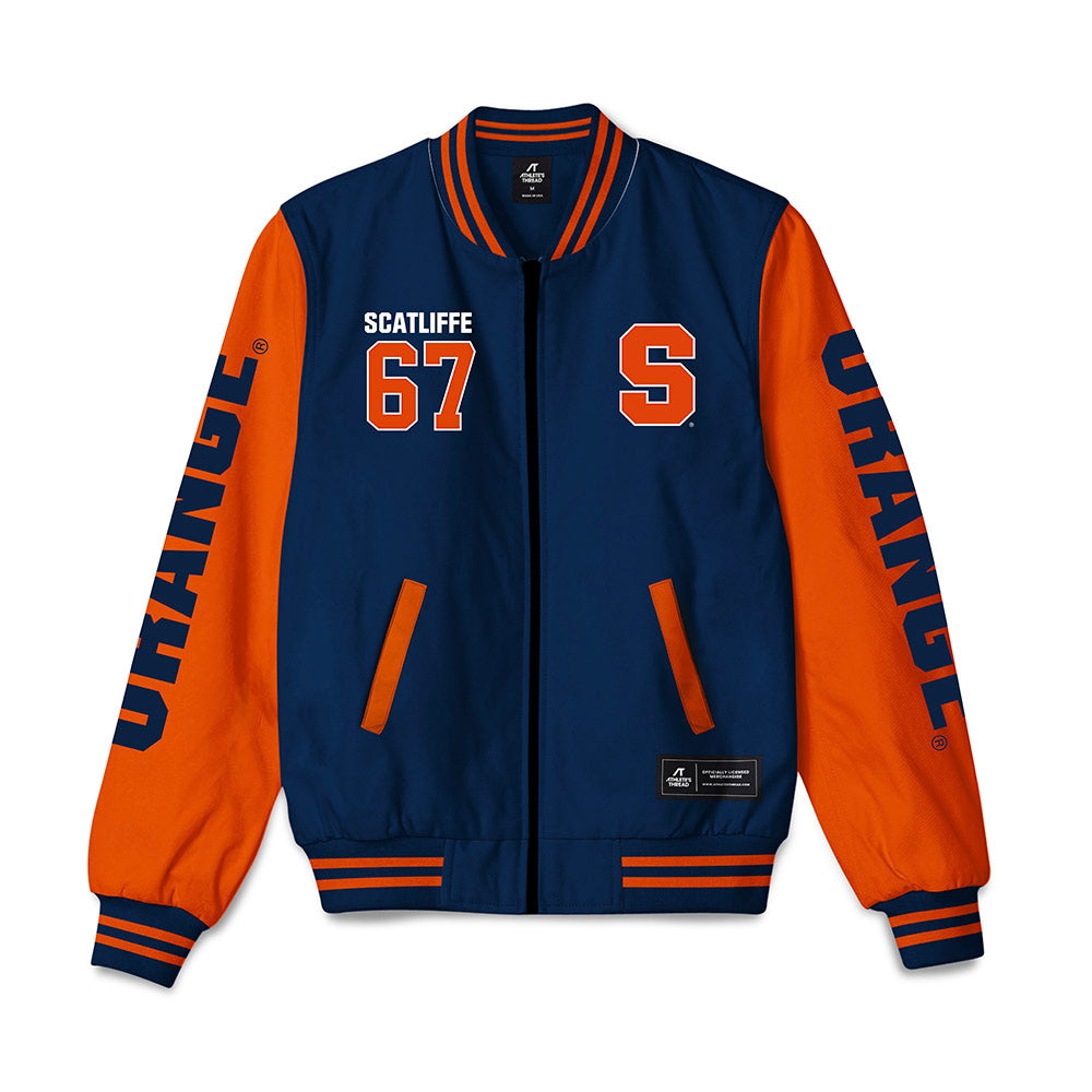 Syracuse - NCAA Football : D'Joni Scatliffe - Bomber Jacket-0