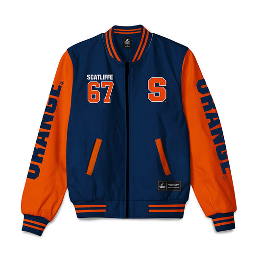 Syracuse - NCAA Football : D'Joni Scatliffe - Bomber Jacket-0