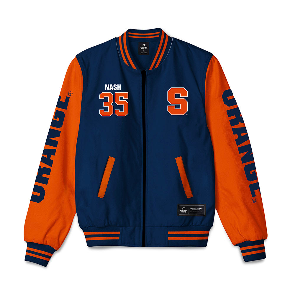 Syracuse - NCAA Women's Lacrosse : Alice Nash - Bomber Jacket-0