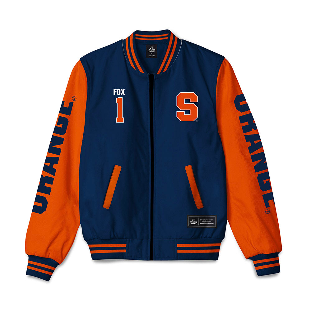 Syracuse - NCAA Softball : Lauren Fox - Bomber Jacket-0
