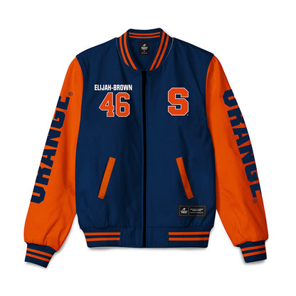 Syracuse - NCAA Men's Lacrosse : Gregory Elijah-Brown - Bomber Jacket-0