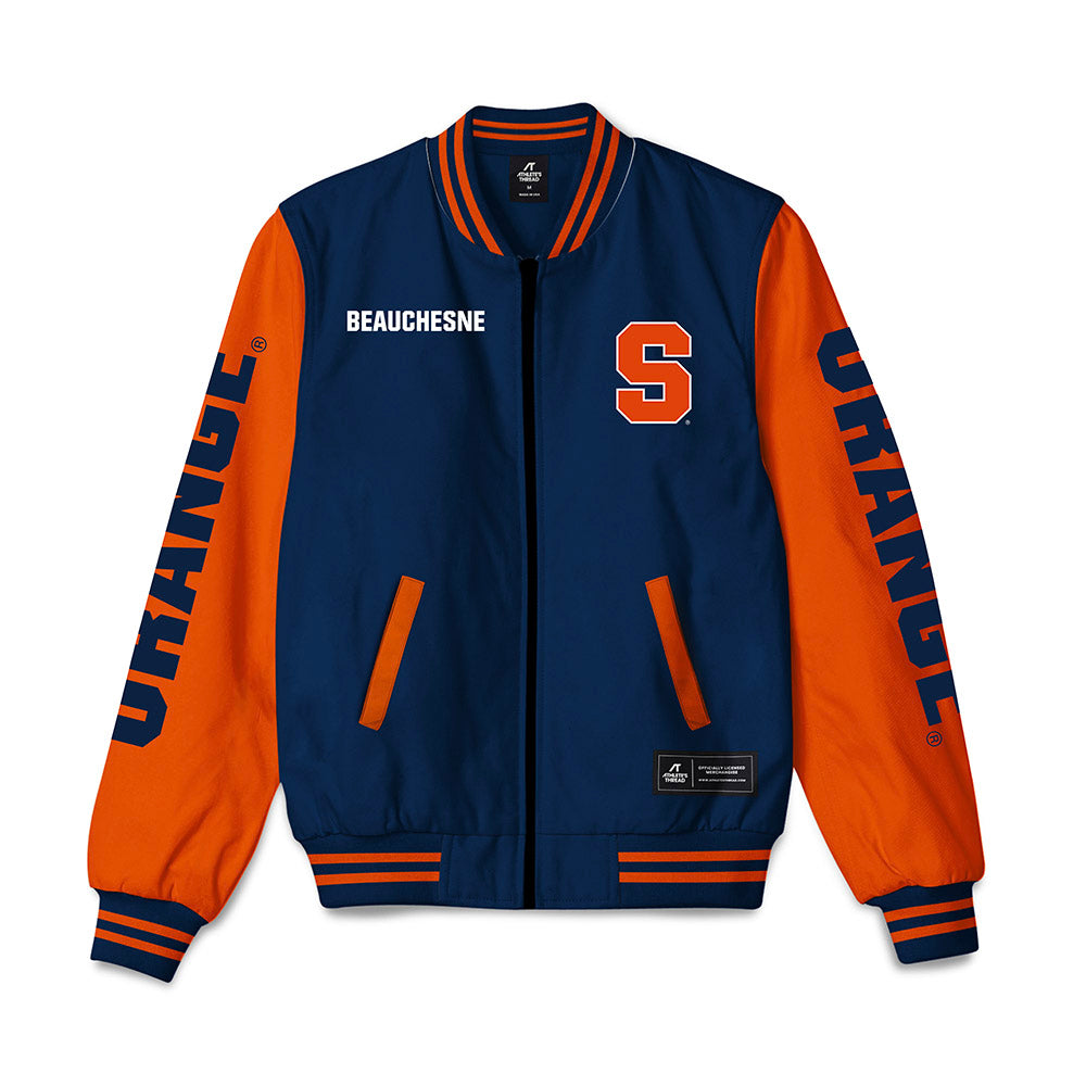 Syracuse - NCAA Women's Tennis : Emmy Beauchesne - Bomber Jacket-0