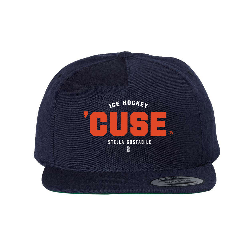 Syracuse - NCAA Women's Ice Hockey : Stella Costabile - Snapback Hat-0