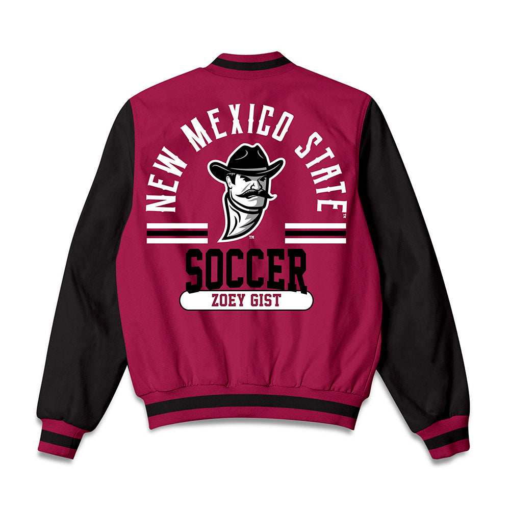 NMSU - NCAA Women's Soccer : Zoey Gist - Bomber Jacket-1