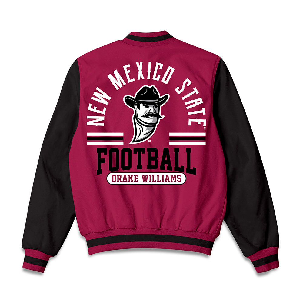 NMSU - NCAA Football : Drake Williams - Bomber Jacket-1