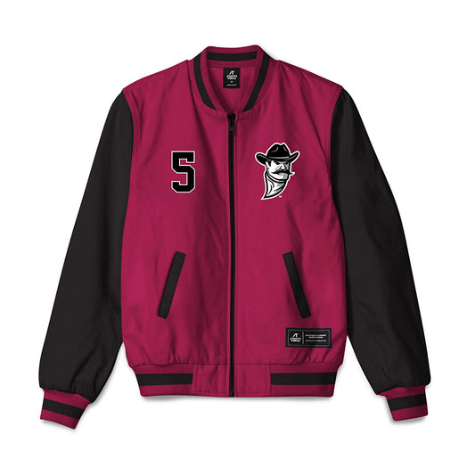 NMSU - NCAA Men's Basketball : Chris Terrell - Bomber Jacket-0