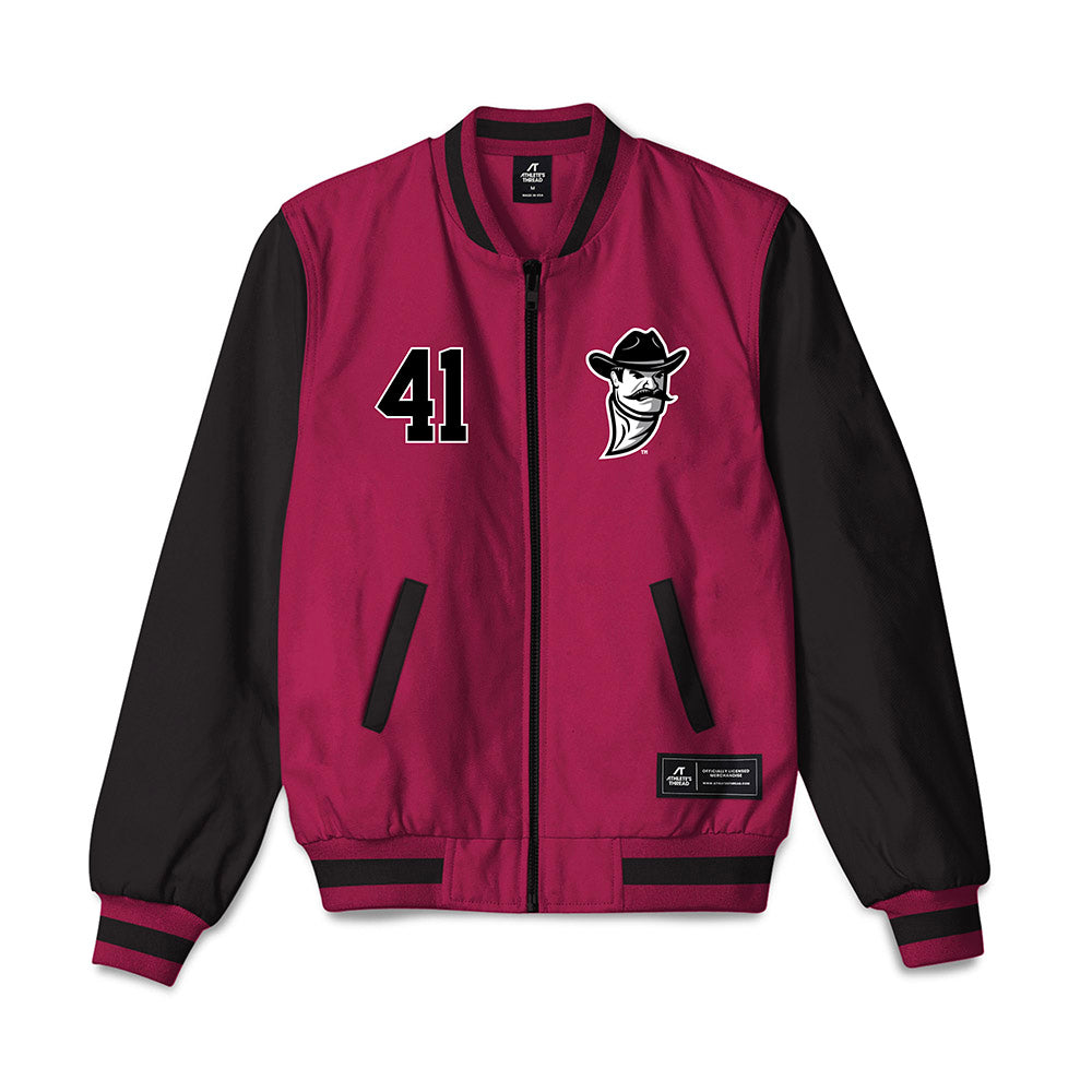 NMSU - NCAA Football : Braydyn Sage - Bomber Jacket-0