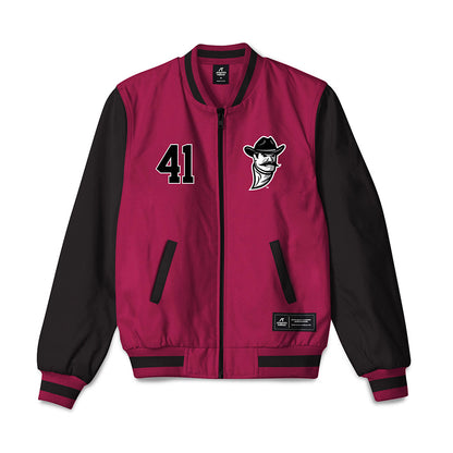 NMSU - NCAA Football : Braydyn Sage - Bomber Jacket-0