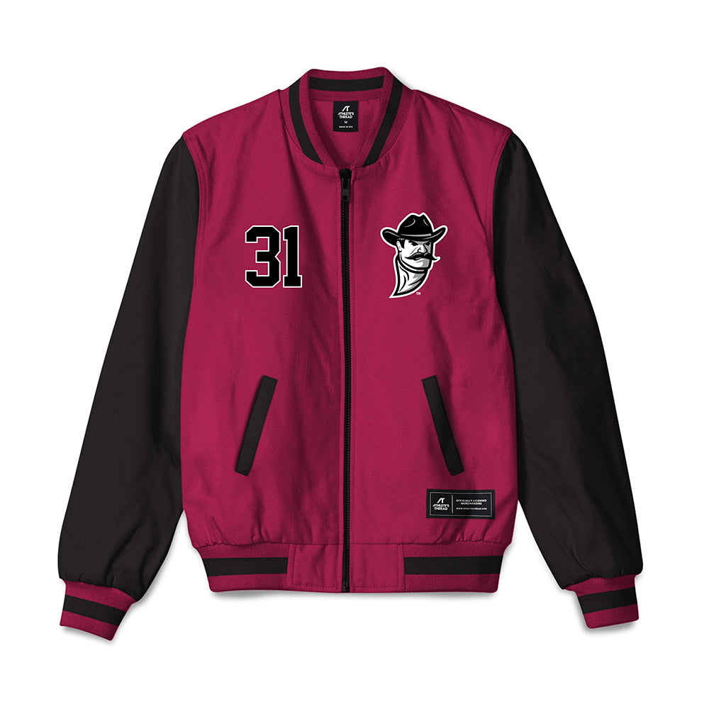 NMSU - NCAA Baseball : Dylan Weekly - Bomber Jacket-0