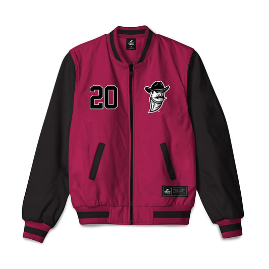 NMSU - NCAA Softball : Kalena Lemus - Bomber Jacket-0