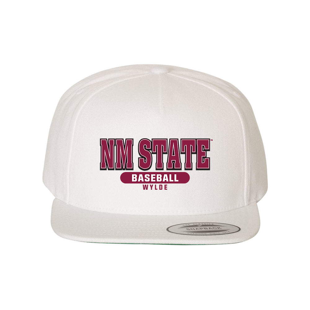 NMSU - NCAA Baseball : Connor Wylde - Snapback Hat