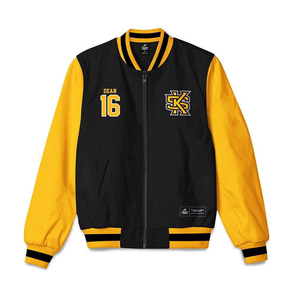 Kennesaw - NCAA Football : NaVelle Dean - Bomber Jacket-0