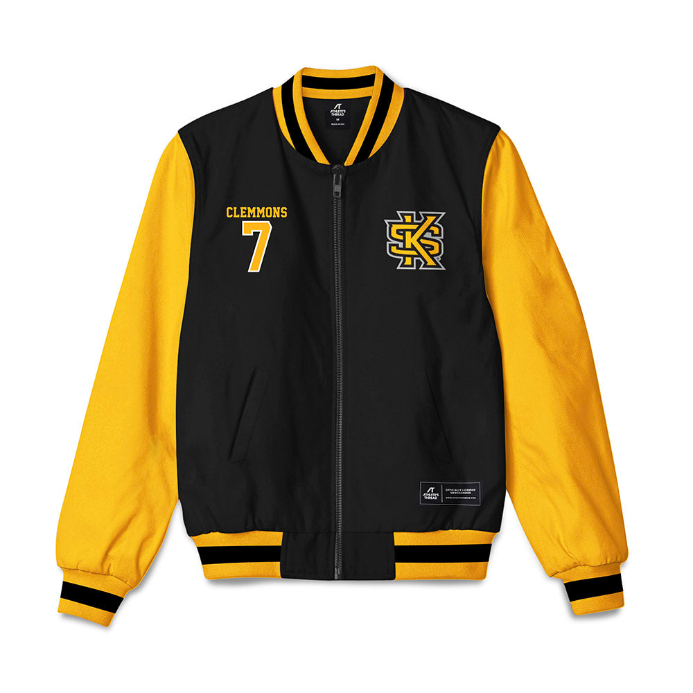 Kennesaw - NCAA Men's Basketball : Chase Clemmons - Bomber Jacket-0