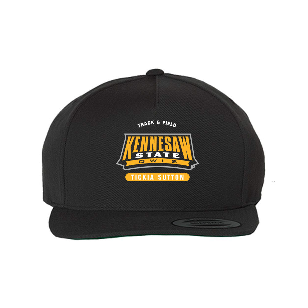 Kennesaw - NCAA Women's Track & Field : Tickia Sutton - Snapback Hat-0