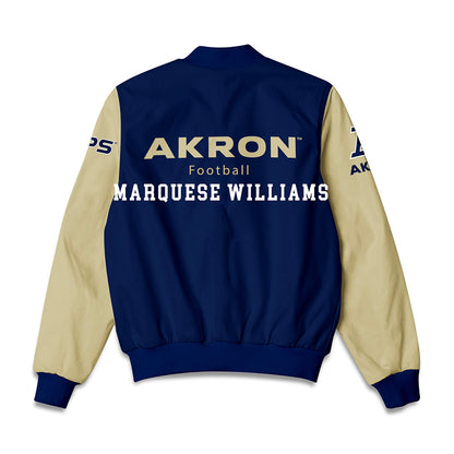 Akron - NCAA Football : Marquese Williams - Bomber Jacket-1