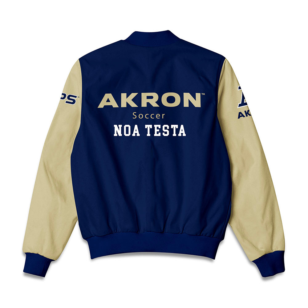 Akron - NCAA Men's Soccer : Noa Testa - Bomber Jacket-1