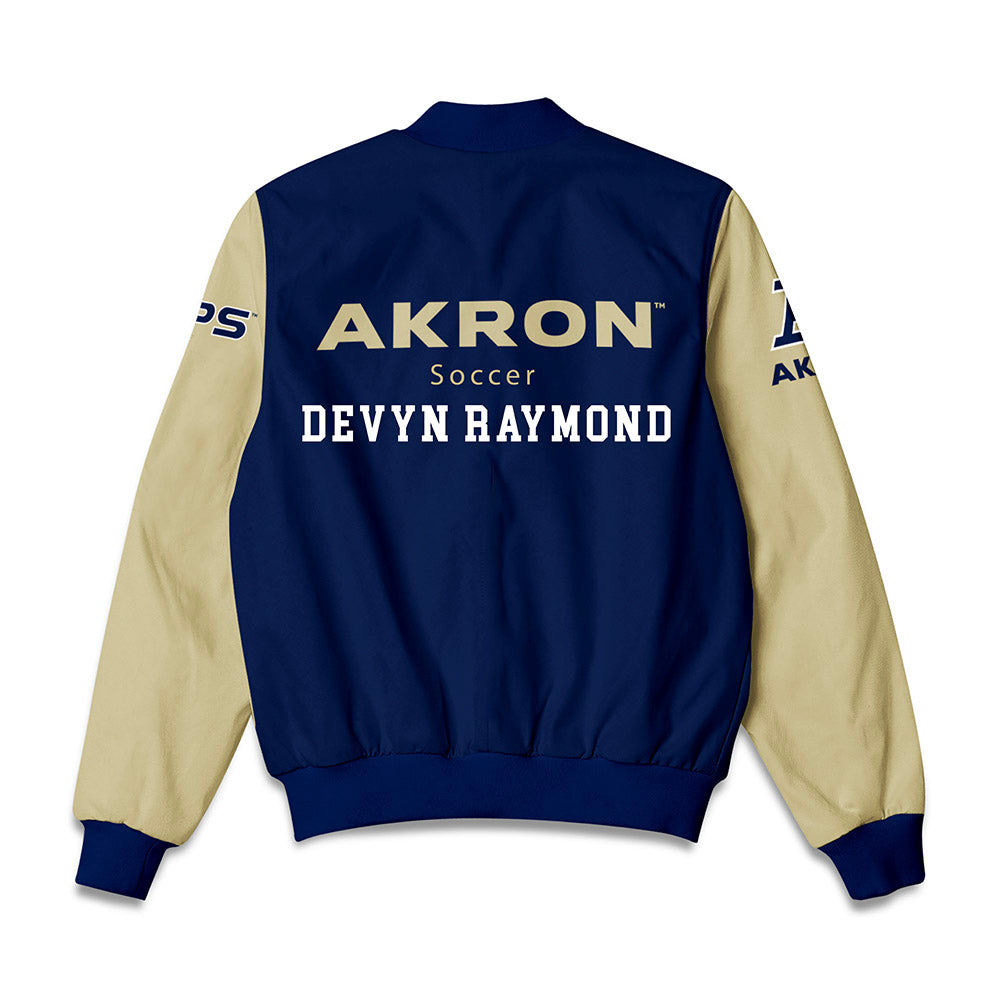 Akron - NCAA Women's Soccer : Devyn Raymond - Bomber Jacket-1