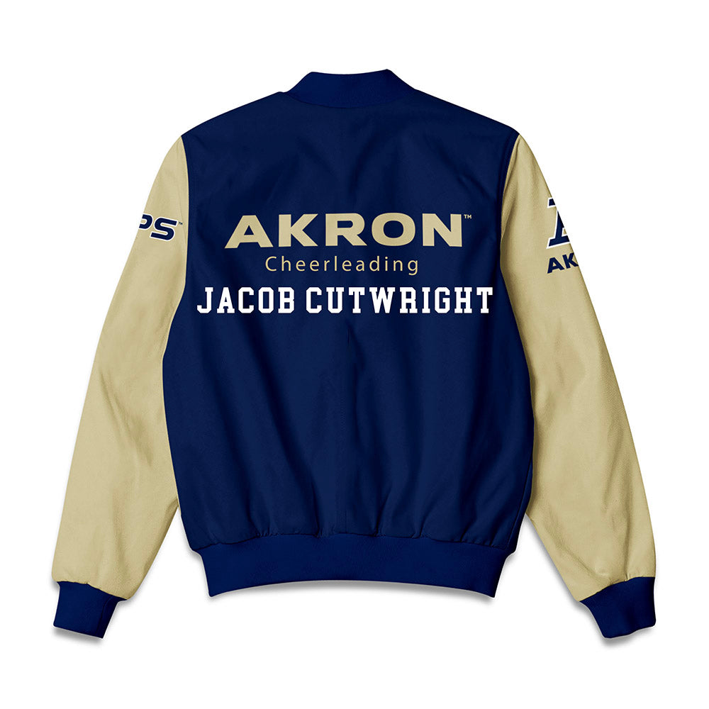 Akron - NCAA Cheerleading : Jacob Cutwright - Bomber Jacket-1