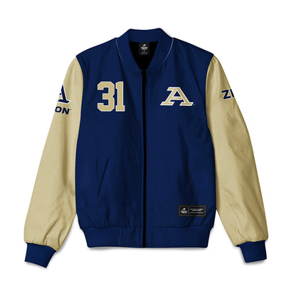 Akron - NCAA Football : Gavin James - Bomber Jacket-0
