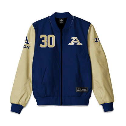 Akron - NCAA Baseball : Gabe Mathison - Bomber Jacket-0