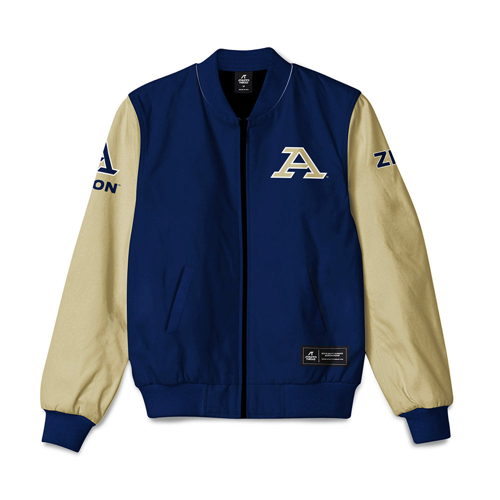 Akron - NCAA Men's Cross Country : Malik Hogan - Bomber Jacket-0