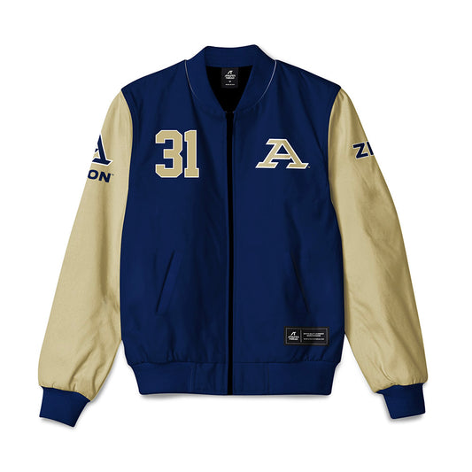 Akron - NCAA Baseball : Atticus Huffstutler - Bomber Jacket-0
