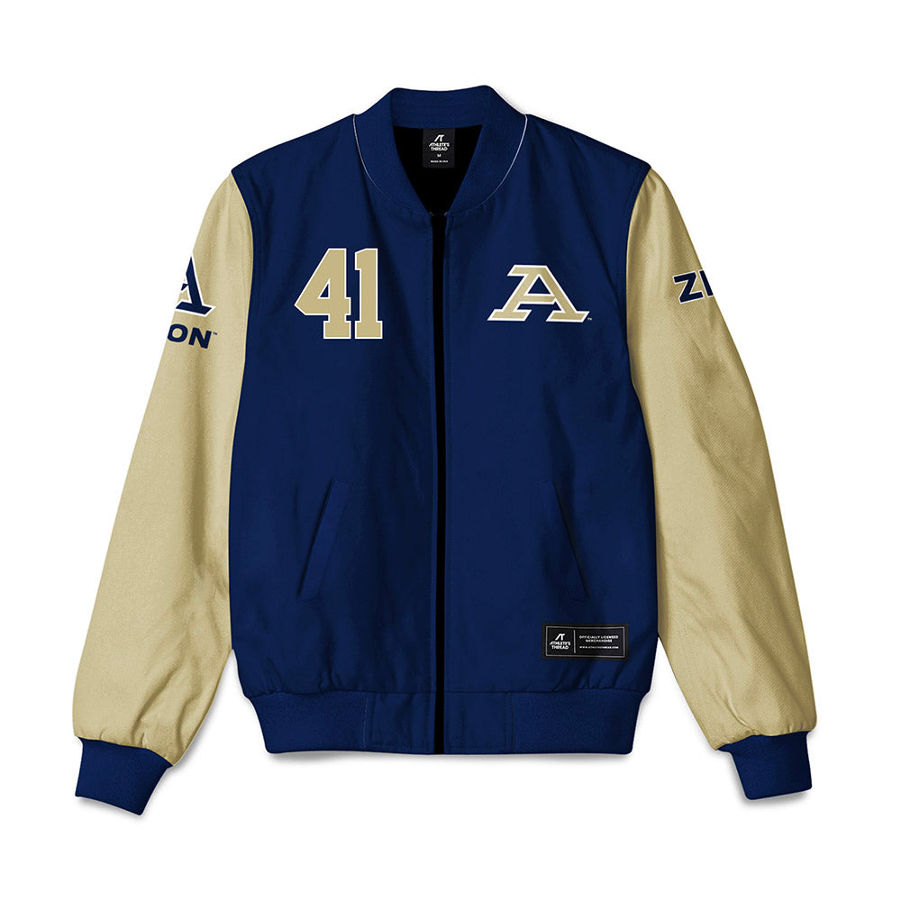 Akron - NCAA Women's Lacrosse : Sarah Baumer - Bomber Jacket-0