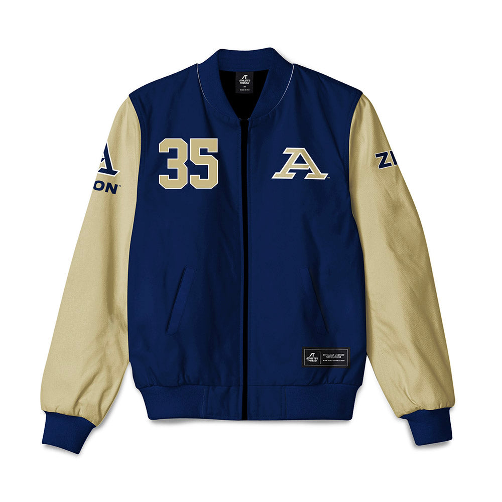 Akron - NCAA Men's Soccer : Gavin Crane - Bomber Jacket-0