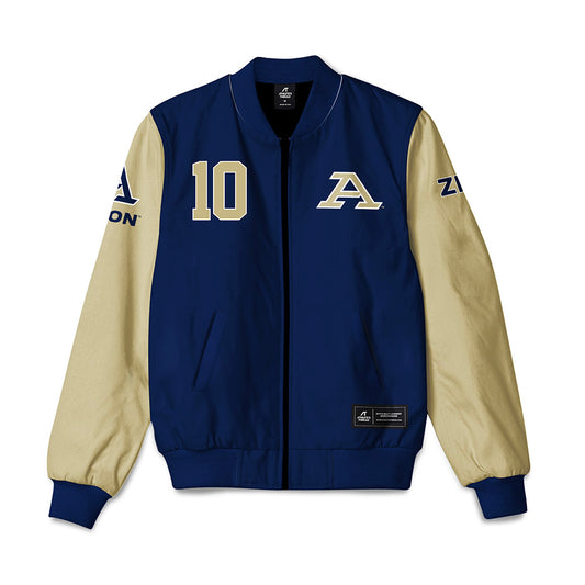 Akron - NCAA Men's Basketball : Max Burton - Bomber Jacket-0