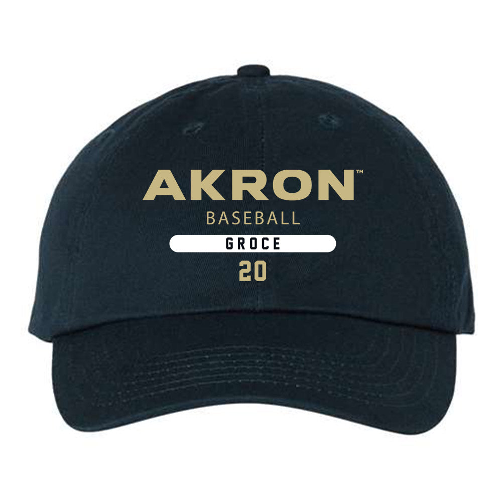 Akron - NCAA Baseball : Garrett Groce - Dad Hat-0